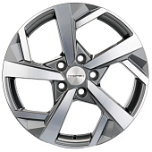 Диски Khomen KHW 1712 7x17 5*108 ET40 DIA54.1 Black Литой купить с бесплатной доставкой в пункты выдачи в Петербурге